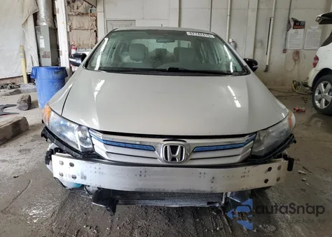 2012 Honda Civic Hybrid из США, поврежденный, VIN JHMFB4F26CS007336